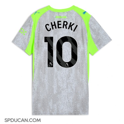 Zenski Nogometni Dres Manchester City Rayan Cherki #10 Rezervni 2025-26 Kratak Rukav